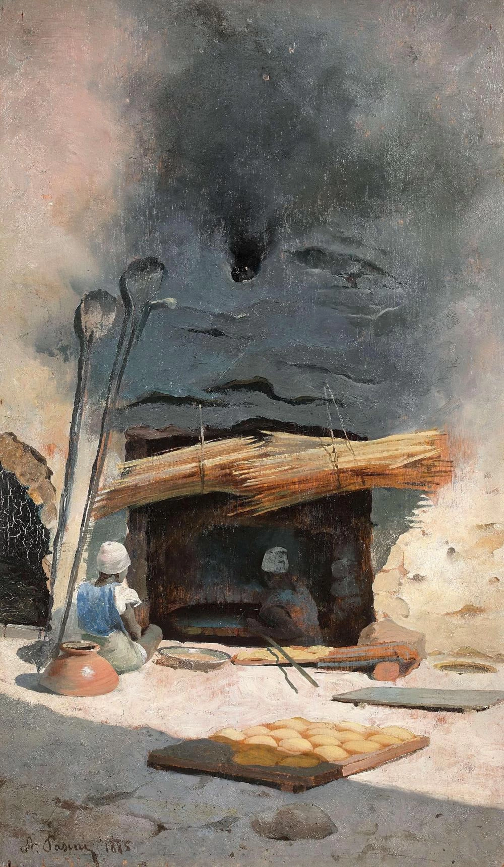 La preparazione del Bazlama
